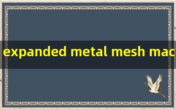 expanded metal mesh machine germany